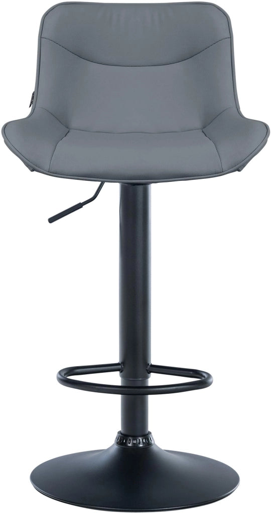 2er Set Barhocker Vonore Kunstleder schwarz