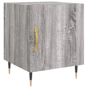Comodino | Armadio da Notte | Mobiletto da notte Grigio Sonoma 40x40x50 cm in Legno Multistrato