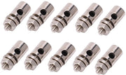 Connettore Duwstang - 10 Pezzi - 2.1mm - Connettore Metallico - Rapido da Installare - Stopper - Accessori per Aeromodelli - Pushrod