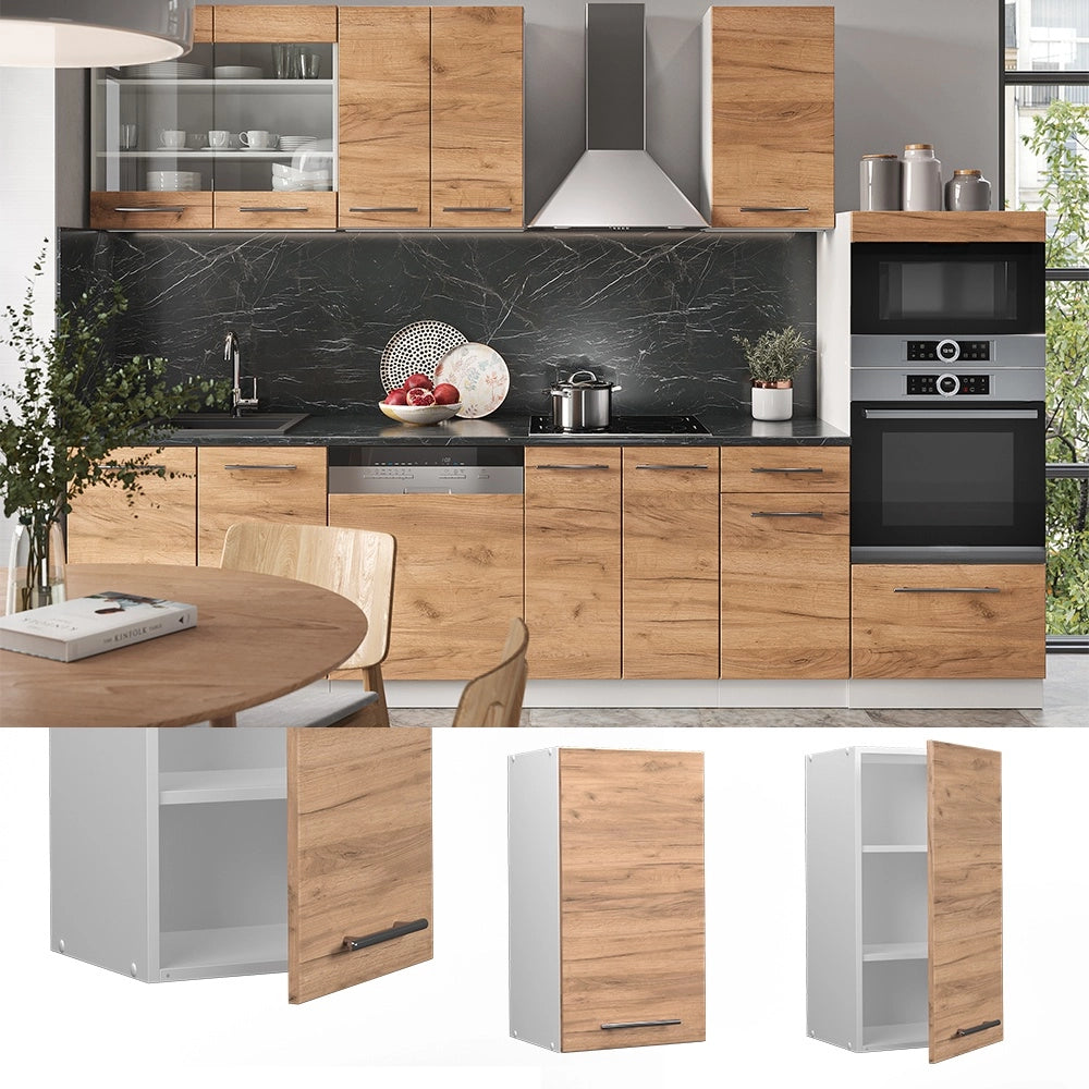 Pensile da cucina Fame-Line Rovere dorato/Bianco 40 cm Vicco