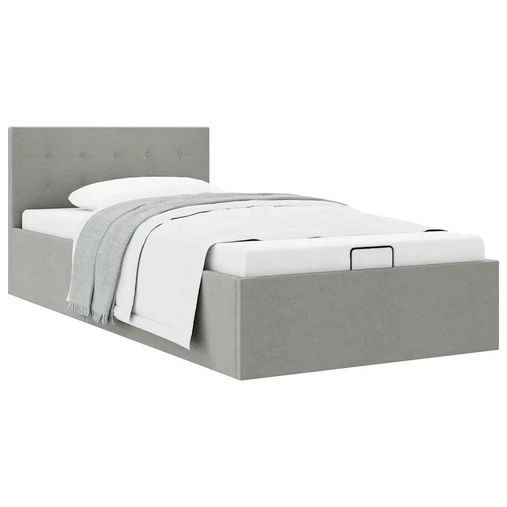 Giroletto Idraulico Contenitore Grigio Chiaro Tessuto 90x200cm 285576