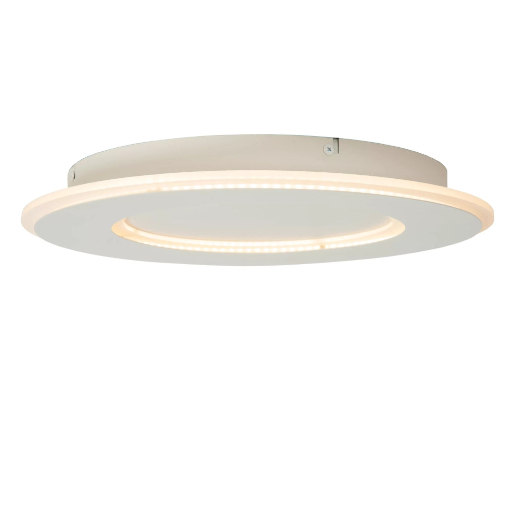 Plafoniera LED rotonda 39,6cm 24W bianca Lucide Axelle