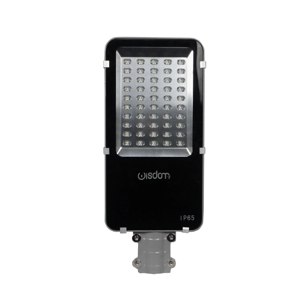 Lampione armatura stradale led slim 50w luce fredda 6500K