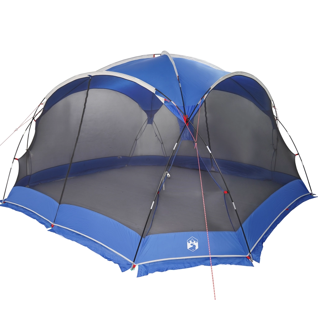 Rete per zanzare da campeggio con porte Blu per 10 persone Impermeabile