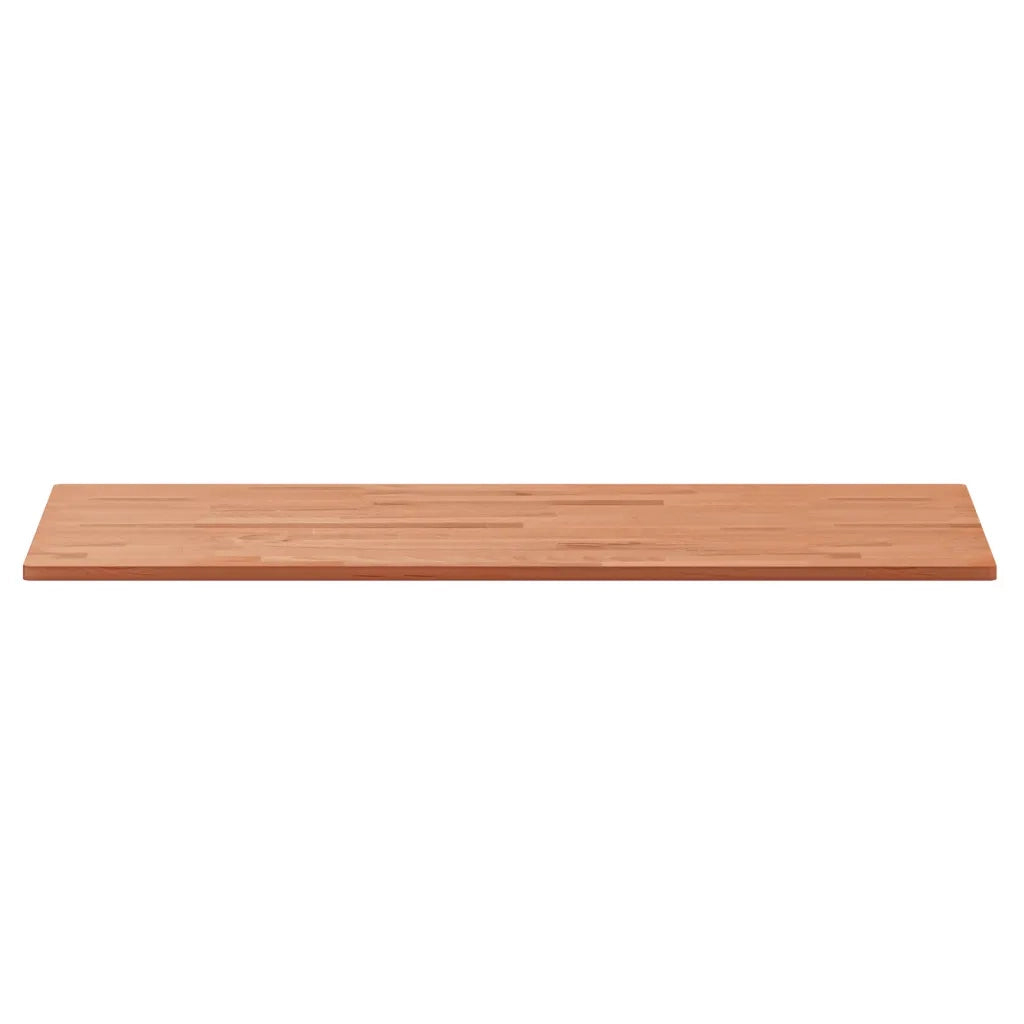 Piano Bagno 100x50x1,5 cm in Legno Massello di Faggio 355998