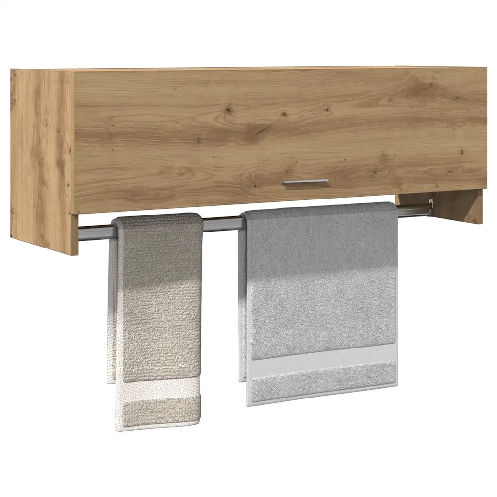 vidaXL Armadio Rovere Artigianale 100x32,5x35 cm in Truciolato