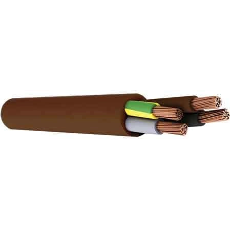 CAVO QUADRIPOLARE 'MARRONE' Sezione 4x1,5 mm - 100 metrilineari