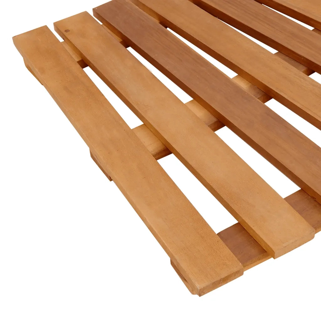 Bordo per Spa Nero in Polyrattan e Legno Massello di Acacia CFW7868421