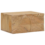 Comodino a muro fatto a mano Marrone Teak 40 x 30 x 20 cm 42020119