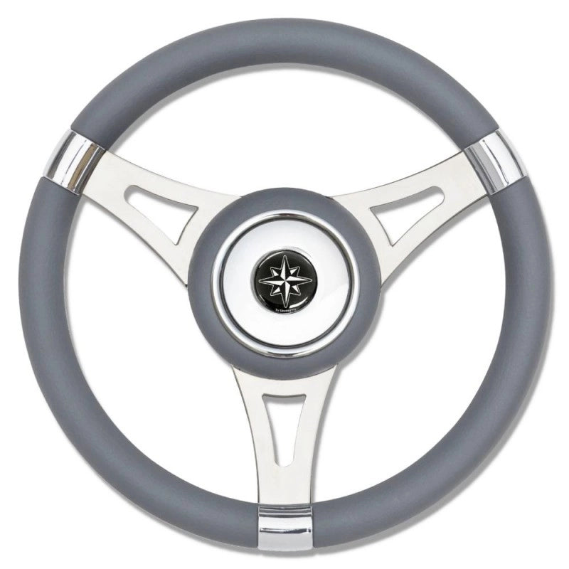 RUOTA TIMONE T29 GRIGIO Ø MM.350