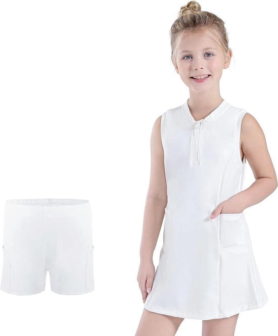 Gonna da Donna con Pantalon Corto e Tasche - Gonna da Donna per Attività Sportive, Adattabile e Comfort