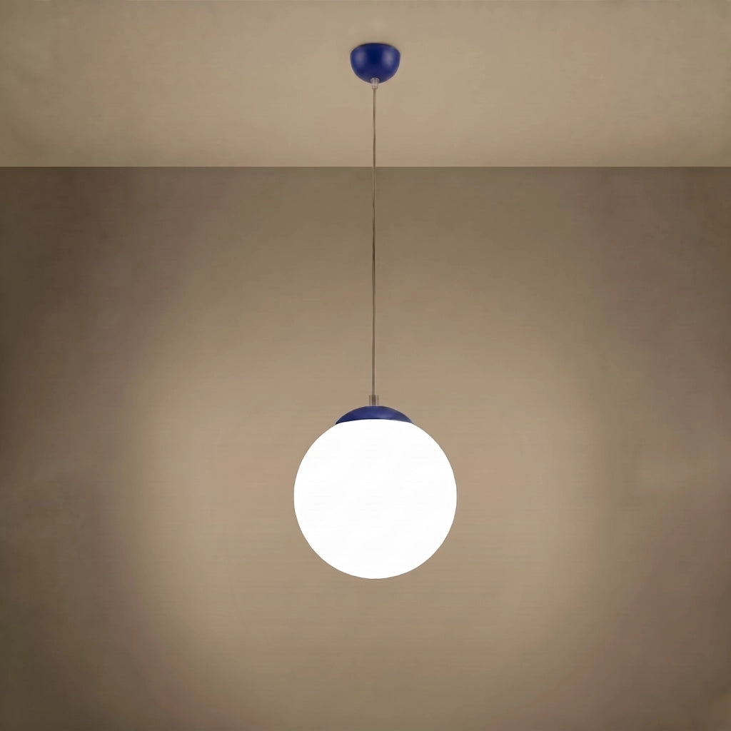 Lampada a sospensione UGO 30 oltremare