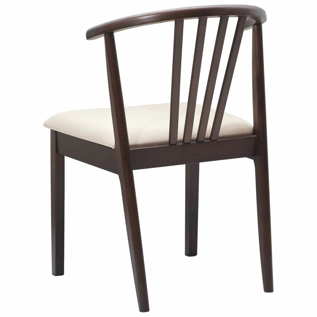 Sedia da pranzo 2 pcs Marrone chiaro e chiaro 42020393