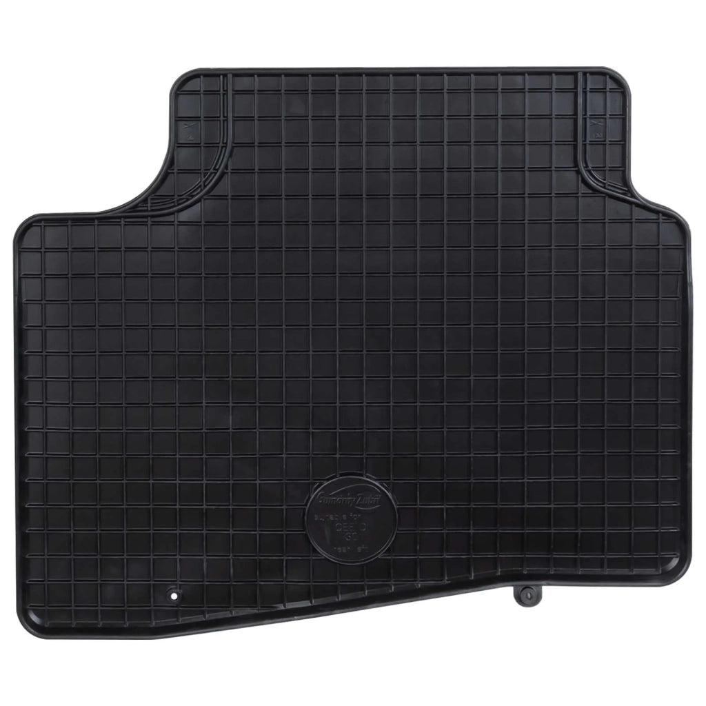 Tappetino per Auto 4 pz Nero Gomma CFW5062805