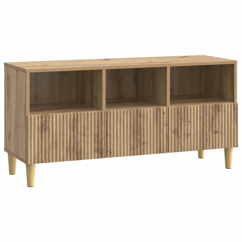 Mobile TV con cassetto Rovere Artigianale 102 x 34,5 x 50 cm 894684
