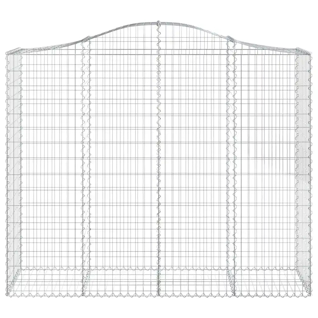 Cesto Gabbione ad Arco 200x50x160/180 cm Ferro Zincato
