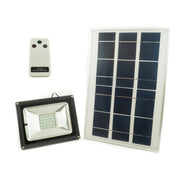 Trade Shop - Faro Led A Energia Solare Con Pannello Fotovoltaico Crepuscolare + Telecomando W -