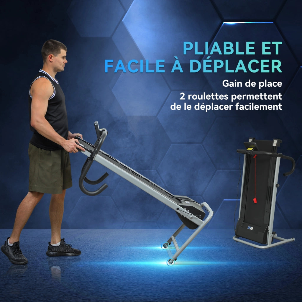 Tapis Roulant Elettrico Pieghevole ¨C Xylo ¨C 1-10 Km/h 500W Display Multifunzione