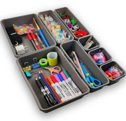 Sistema di organizzazione per cassetti, 8 cassetti separati, contenitore di organizzazione per la casa, organizzatore di make-up per la camera da bagno, per ufficio/camera da letto/capelli/camera da bagno