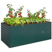 Fioriera Rialzata Rettangolare per Giardino ¨C Zephmum ¨C Verde 160x80x60cm