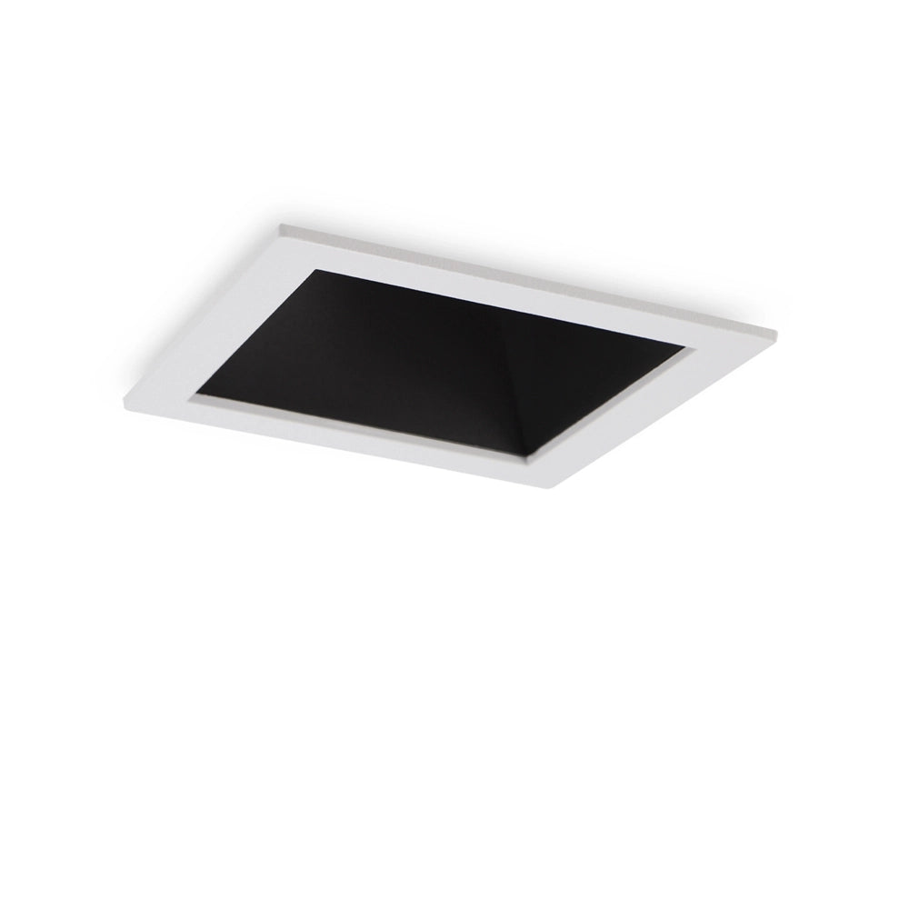 Proiettore Da Incasso Moderno Game Square Alluminio Bianco E Nero Led 11W 3000K