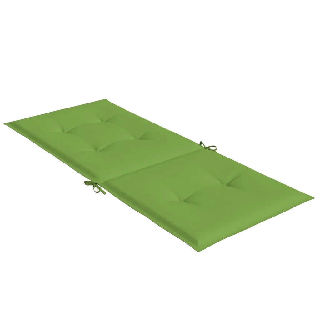 vidaXL Cuscini Sedia Schiena Alta 6 VerdeMélange 120x50x4 Tessuto