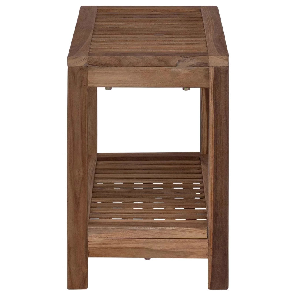 Tavolo Laterale da Bagno Naturale 60 x 30 x 45 cm 42024291