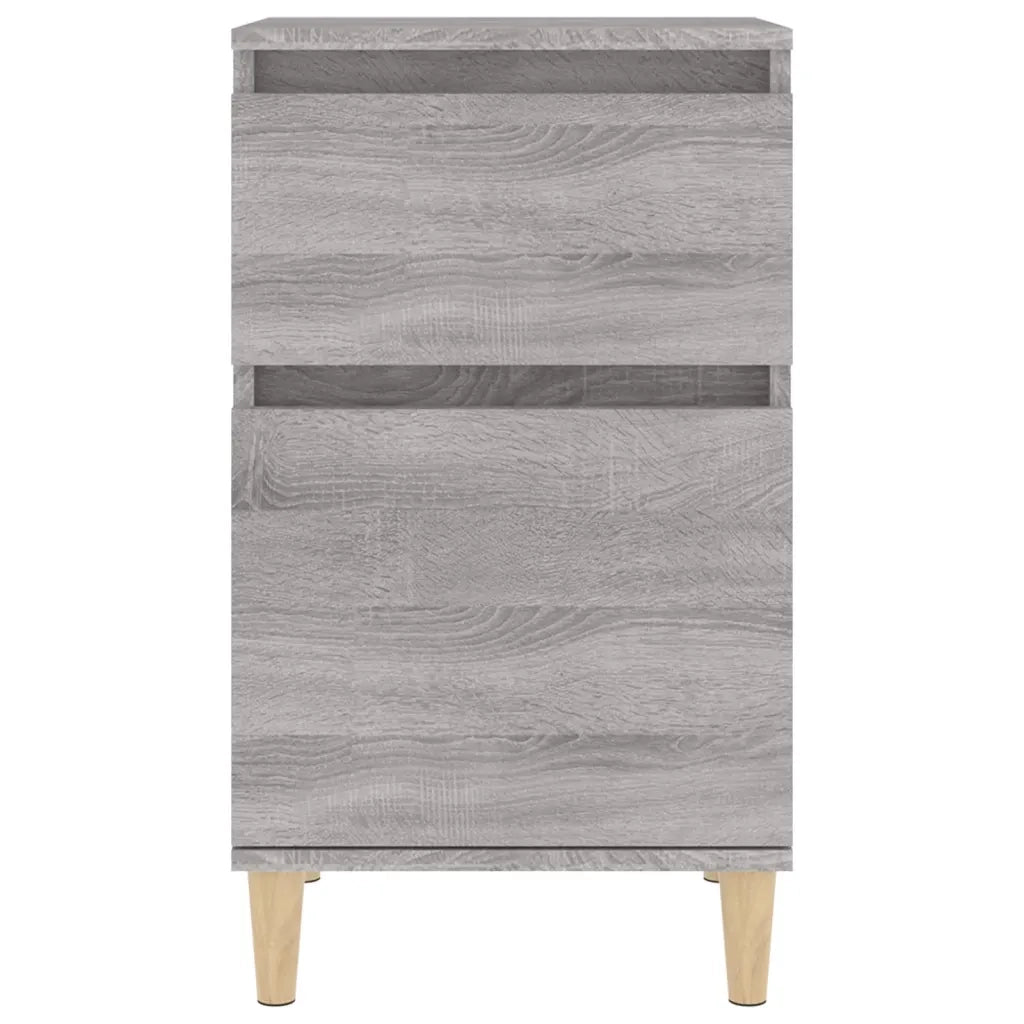 Comodini 2 pz Grigio Sonoma 40x35x70 cm