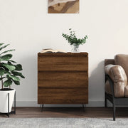 Credenza Rovere Marrone 60x35x70 cm in Legno Multistrato 827187