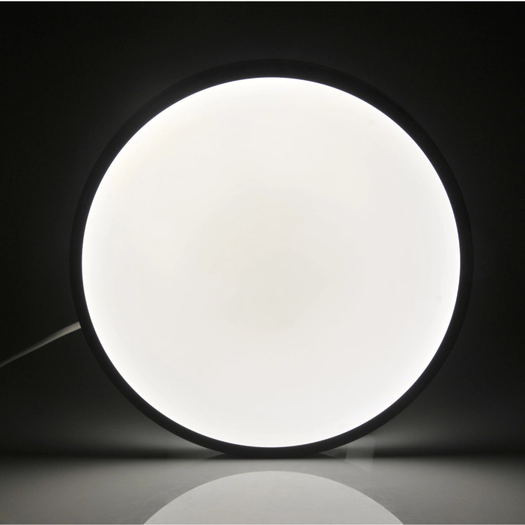 Plafoniera LED Polux Kern 29cm bianco/nero 15W 4000K