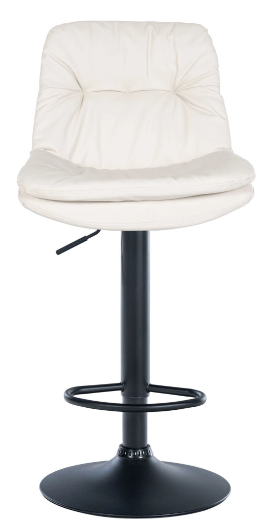 Barhocker Laurel Kunstleder schwarz