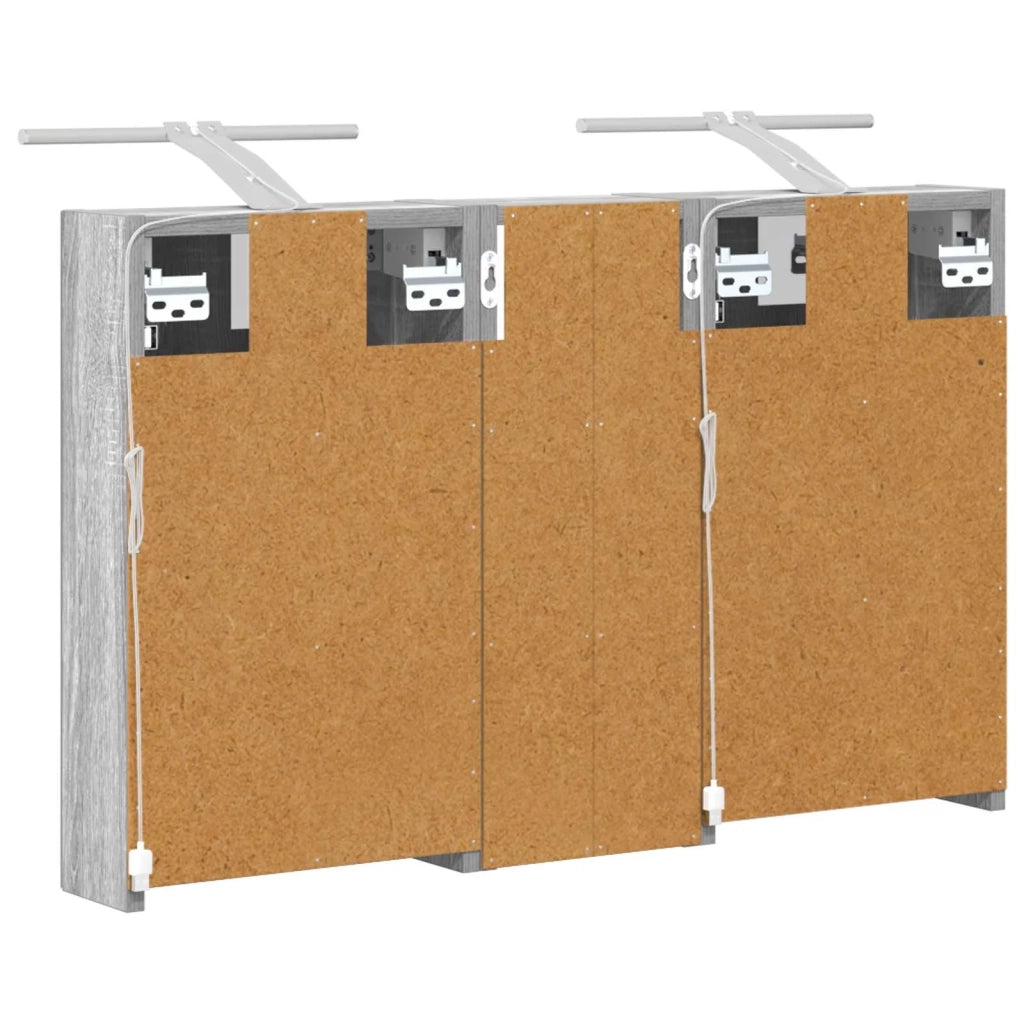 Set di Armadi da Bagno con lo scaffale 3 pcs 80 x 10,5 x 50 cm 3403661