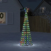Albero di Natale a LED 275 LED Colorato 180 cm 358067