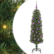 Albero di Natale Artificiale-Albero Natalizio con 150 LED Verde 150 cm 117763