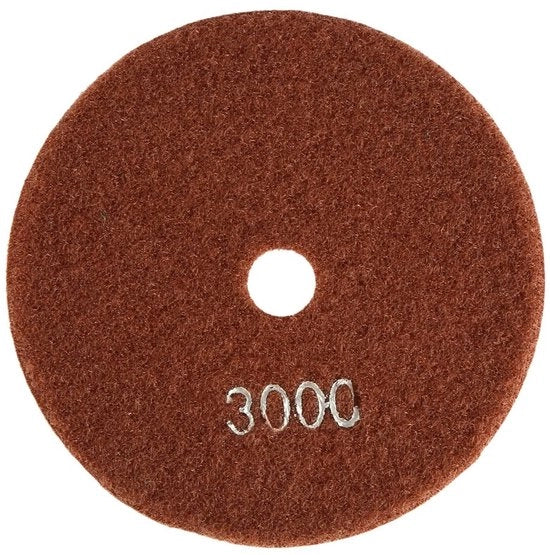 Accessorio per Serratura 125mm - Disco abrasivo con diamante umido - Accessorio per macchina da levigare - Granito/Marmo/Beton - Alta capacità di levigatura - Buona flessibilità