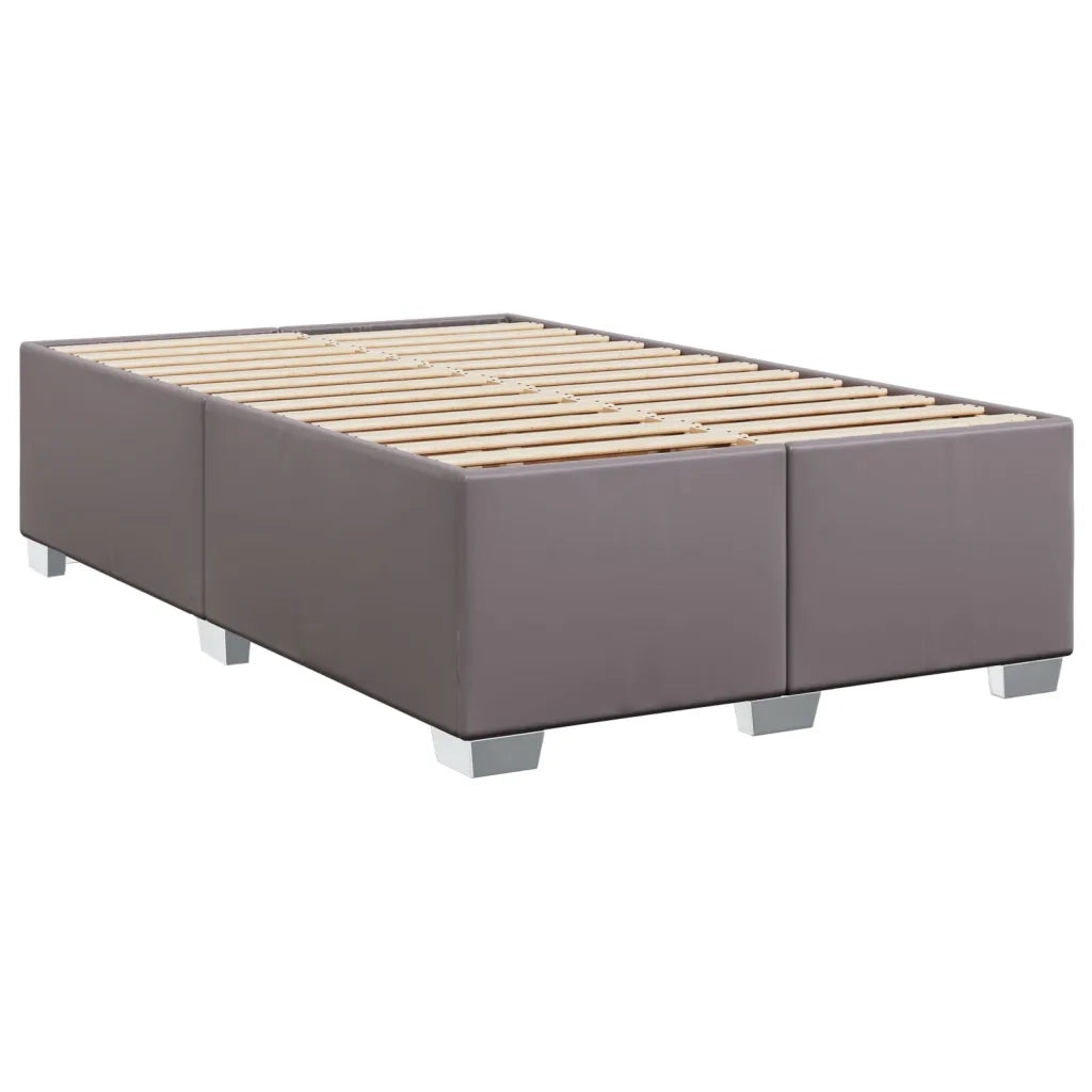 Giroletto senza Materasso Grigio 120x190 cm Similpelle