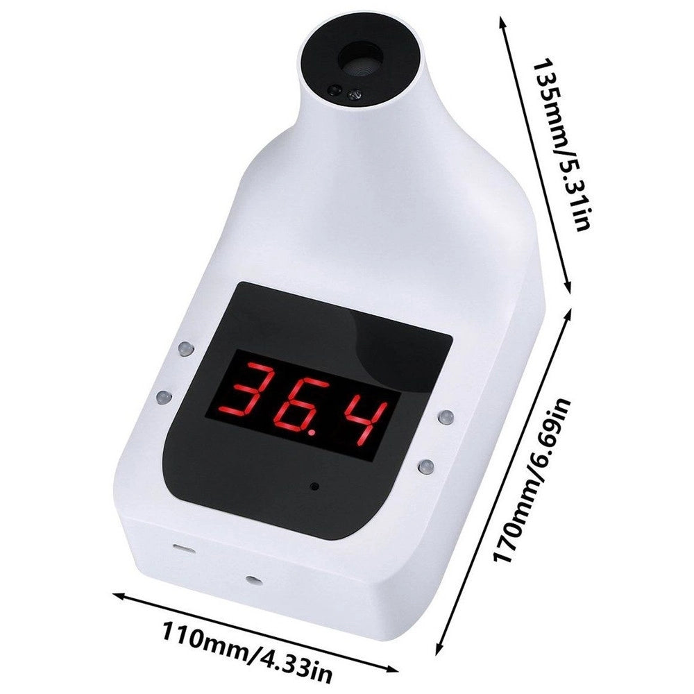 Trade Shop - Termometro A Infrarossi Da Parete Con Treppiede Cavalletto Display Digitale Gp-100 -