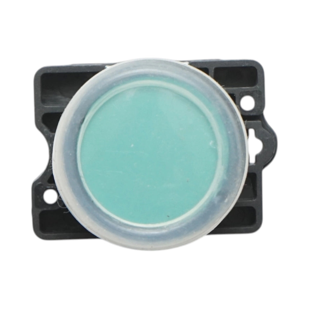 Pulsante di comando con coperchio di protezione verde IP65, 1NO, 400V/10A, LAY5-EP31 Breckner Germany
