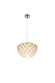 Lampada a Sospensione da Interno  E27 in Plastica Bianco