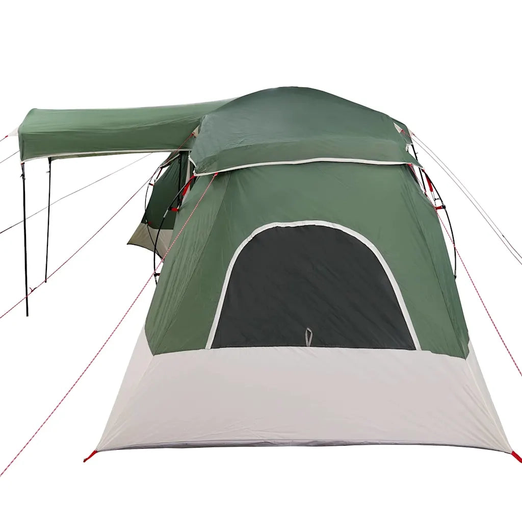 Tenda Familiare con tetto Verde e Grigio 721 x 335 x 212 cm 4100670