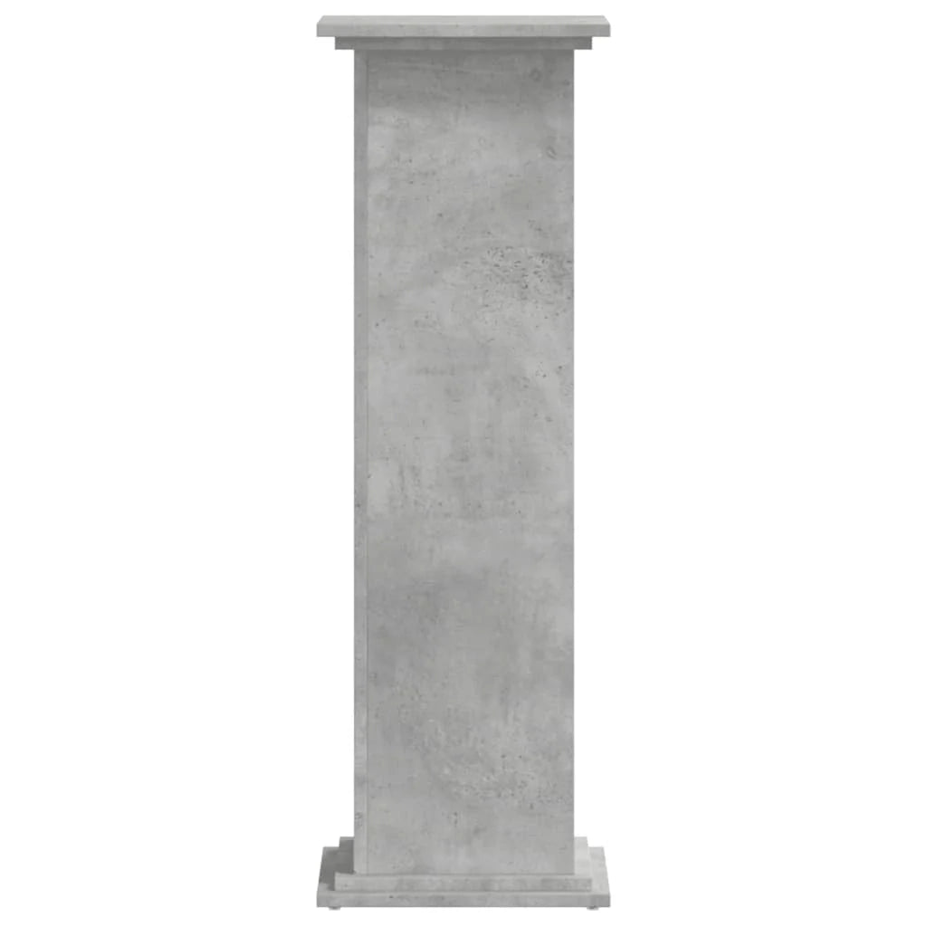 Portavasi mobiletto portafiori 33 x 33 x 100 cm legno ingegnerizzato grigio 02_0045143