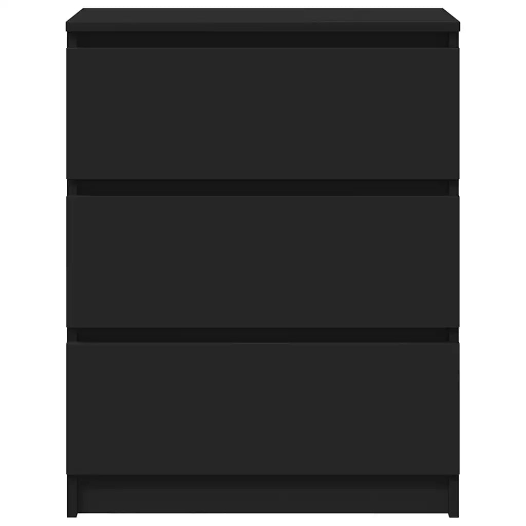 Credenza | Madia | Buffet da pranzo | Armadio da pranzo Nera 60x35x76 cm in Legno Multistrato