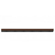 Trade Shop - Paraspifferi Sottoporta Adesivo In Pvc Marrone Con Gomma 100cm Guarnizione Porta -
