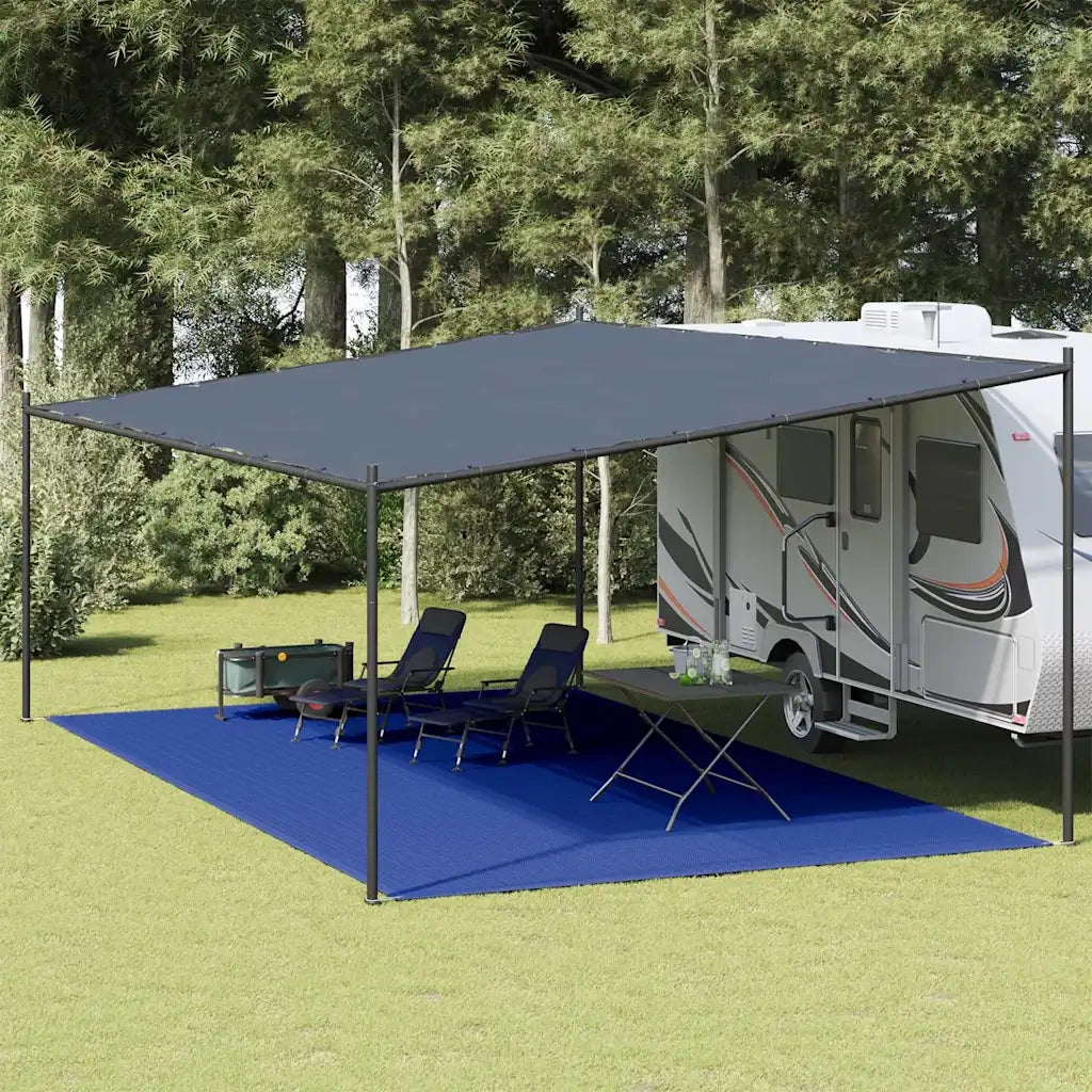 Tappeto da Tenda | Tappeto da campeggio 400x800 cm Blu in HDPE