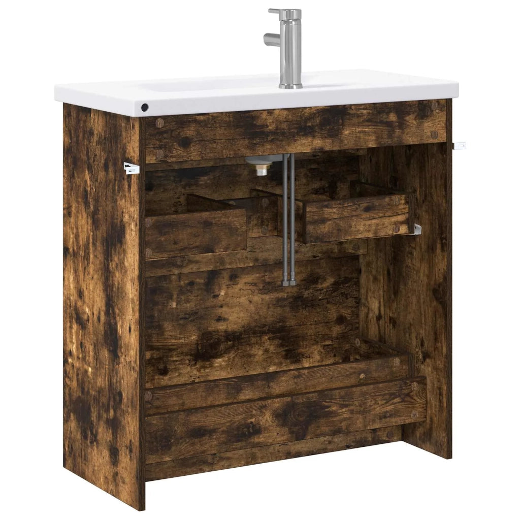 Set di mobili per il bagno Rovere Fumo 81 x 40 x 84,5 cm 3404270