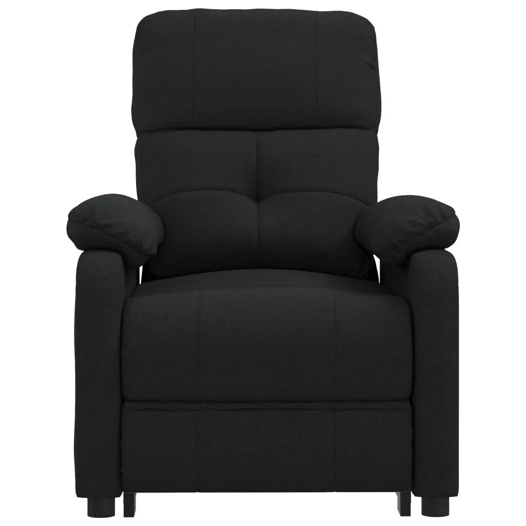 Poltrona Elettrica Reclinabile Nera in Tessuto cod mxl 11684