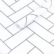 Tessuto Twill Geometrico di Sticking per Parete, Visiera, Cassetto e Lavello in PVC 45 cm x 300 cm