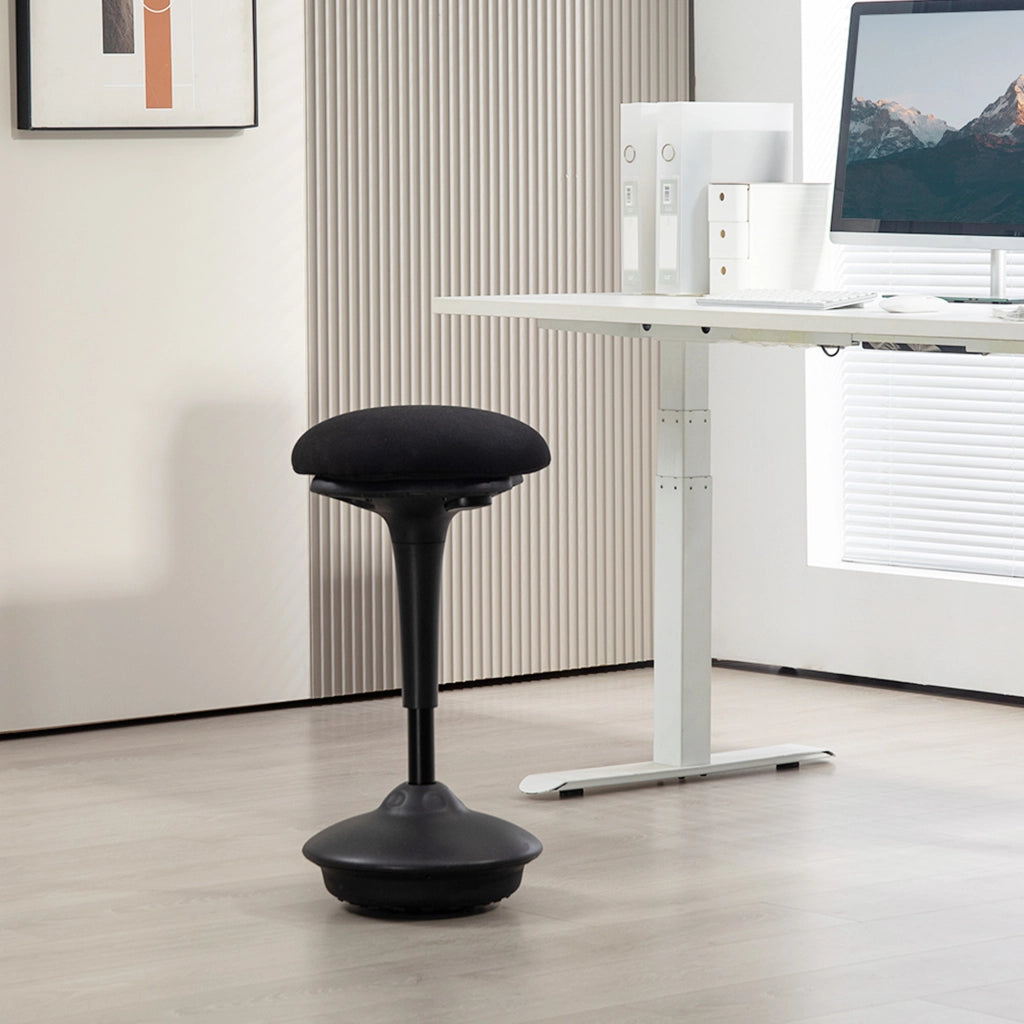 Sgabello da Ufficio Ergonomic ¨C zephmum ¨C Nero 36x36x70-90 cm