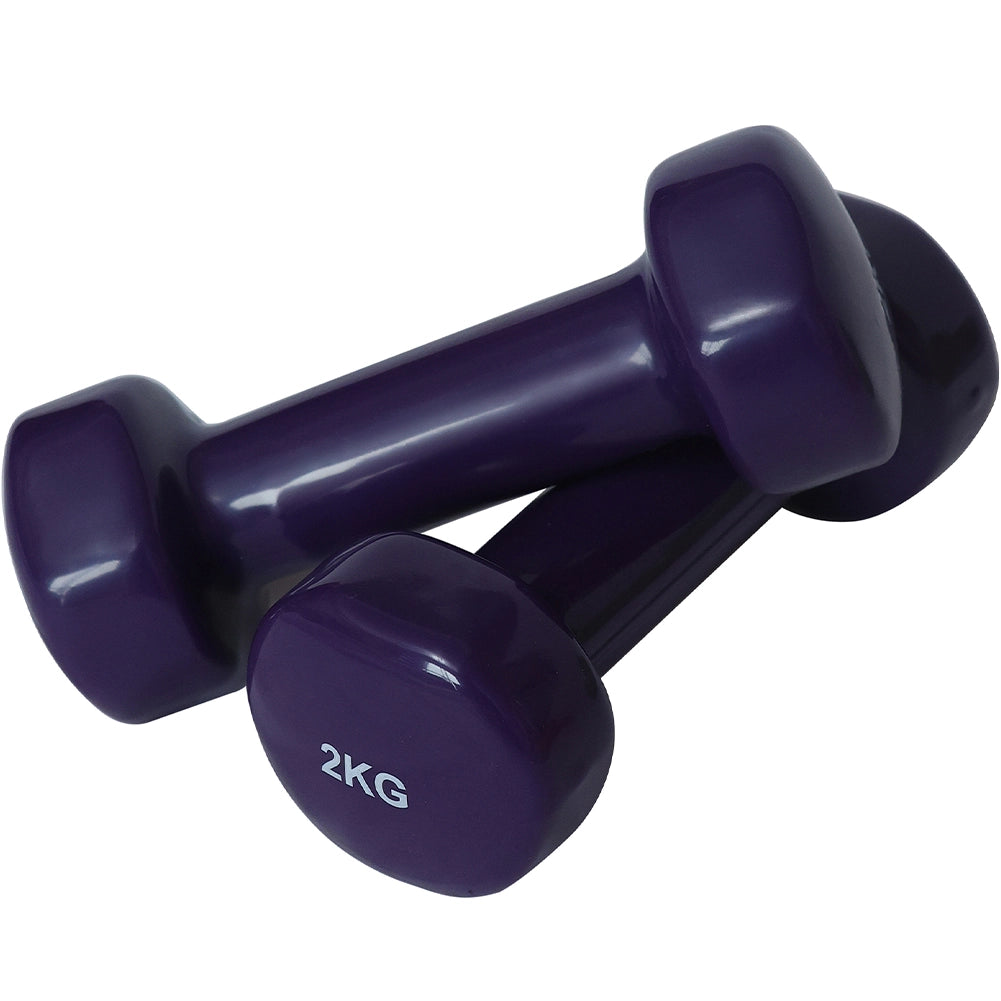Set Manubri Palestra 8 Pesi Fitness con Valigetta 0.5kg 1kg 1.5kg 2Kg colorati