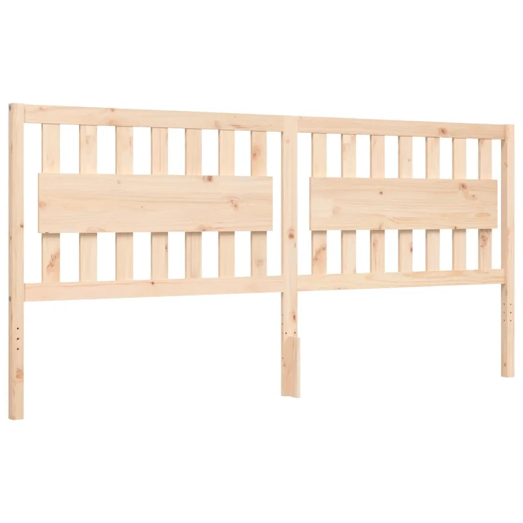 Giroletto senza Materasso-Struttura Letto 200x200 cm in Legno Massello di Pino 137314